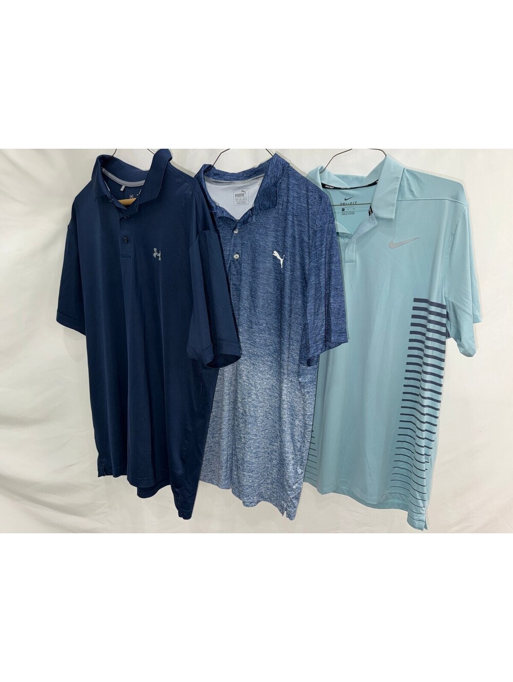 Men's 3 Shirts - Under Armour, Puma, and Nike XL